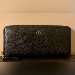 Kate Spade Polly Slim Zip Around Continental Wallet